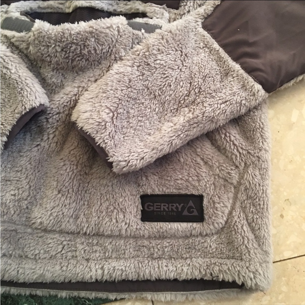 Gerry  nwt Gray Fleece Men's Pullover 1/4 zip Sweater S - Picture 6 of 8